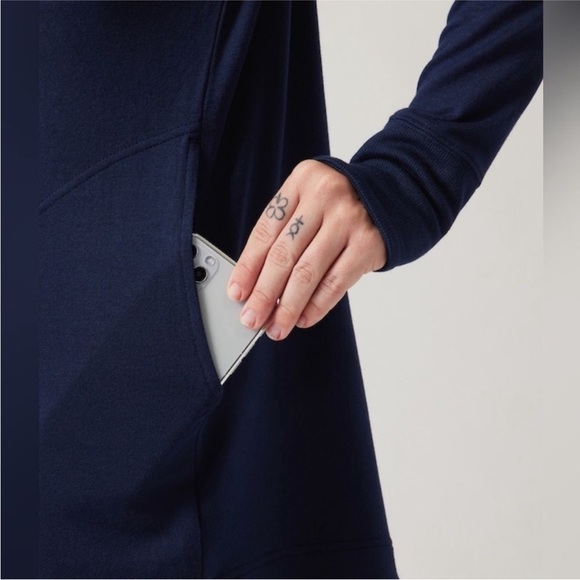 ATHLETA SHALE POCKETS PRANAYAMA WRAP CARDIGAN - Picture 8 of 9